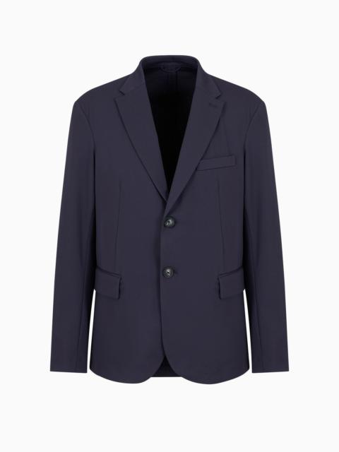 Travel Essentials viscose blend jersey blazer