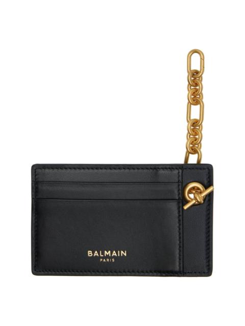 Balmain Black Pulse Chain Card Holder