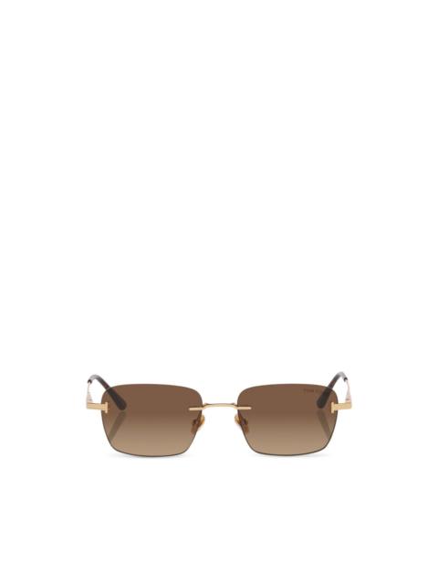 TOM FORD Jake-02 rectangle-frame sunglasses