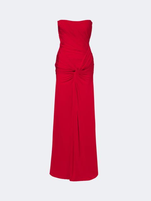 ALEX PERRY Gathered ruched jersey gown