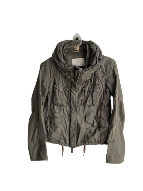 ジャケット・アウター goa archive military gimmick hoodie vest goa archive military gimmick hoodie vest