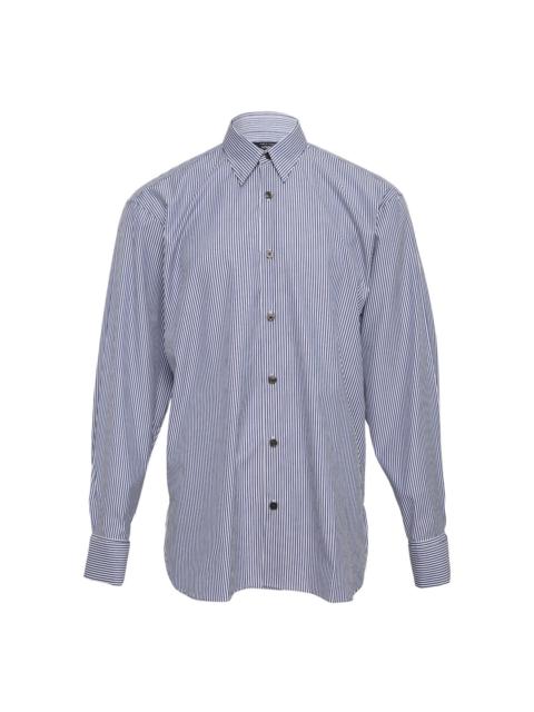 Dries Van Noten Easy Iron Stripe Cotton Shirt