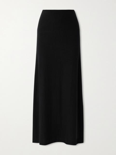 LESET Lauren Stretch-knit Maxi Skirt
