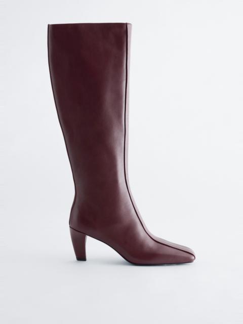 & Other Stories Knee-High Leather Boots