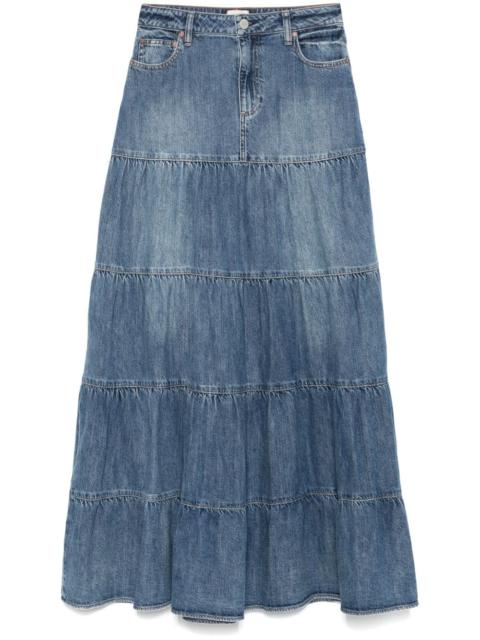 Alice + Olivia denim maxi skirt