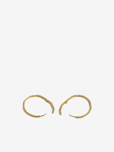 MONICA VINADER Antica textured large hoop earrings