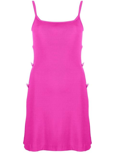 MACH & MACH cut-out detail mini dress
