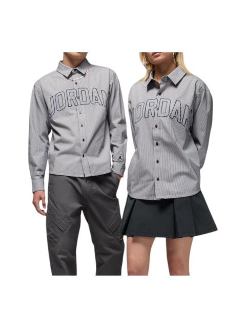 Jordan Air Jordan Flight Oxford Long Sleeve 'Obsidian White' IB0318-451