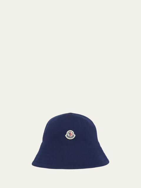 Moncler Men's Cotton Logo Bucket Hat