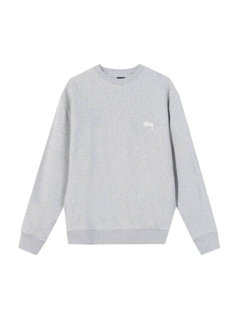 Stussy Stock Logo Crew 'Grey Heather'