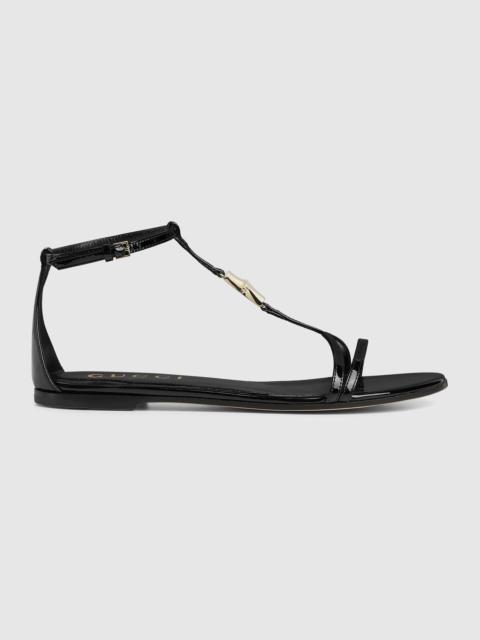 GUCCI Women's thong sandal with Bamboo