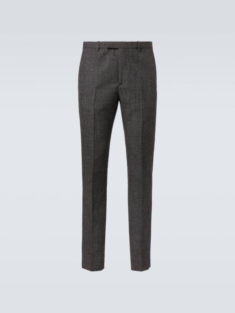 GUCCI GG wool straight pants