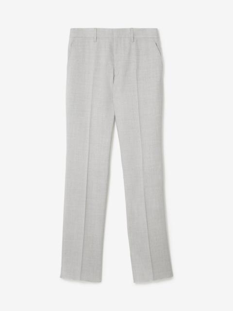 Burberry Classic Fit Wool Tailored Trousers