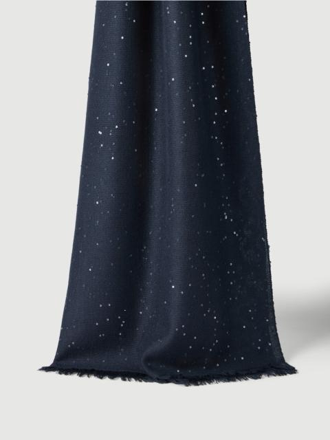 Brunello Cucinelli Cashmere and silk Diamond yarn scarf