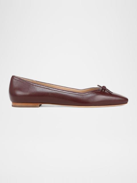 VERONICA BEARD Cailey Leather Ballerina Flats