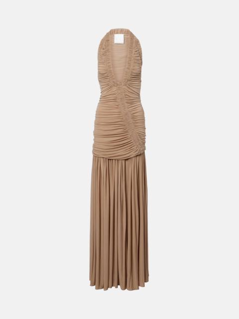 CHRISTOPHER ESBER Orion gathered ruched gown