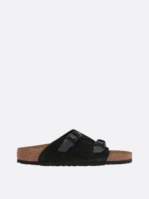 ZÜRICH TECH SUEDE FLAT SANDALS (NARROW FIT)