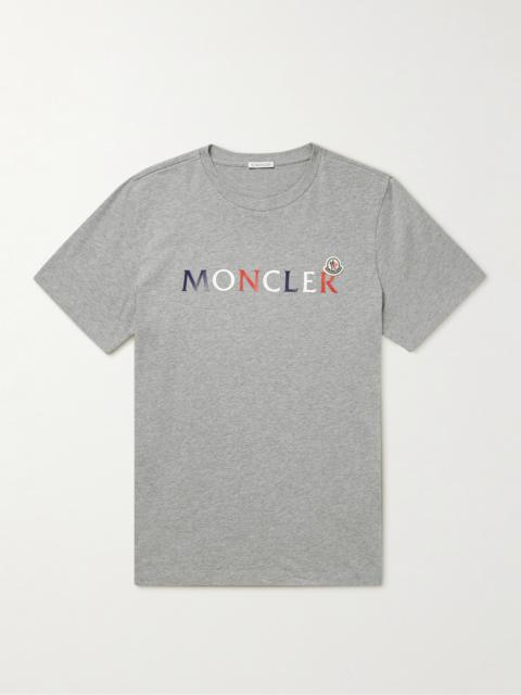 Moncler Logo-Print Cotton-Jersey T-shirt