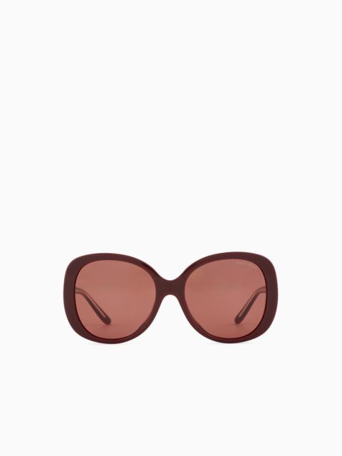 GIORGIO ARMANI WOMEN’S ROUND SUNGLASSES