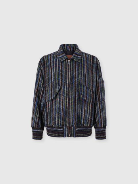 Missoni Wool and viscose bomber jacket with pockets