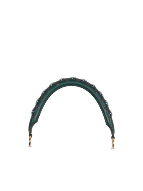 Etro threading leather bag handle