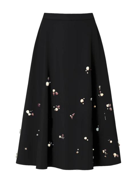 DOROTHEE SCHUMACHER POPLIN POWER SKIRT PURE BLACK