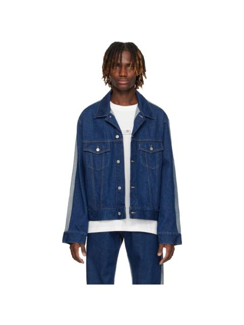 MM6 Maison Margiela Navy Sports Denim Jacket