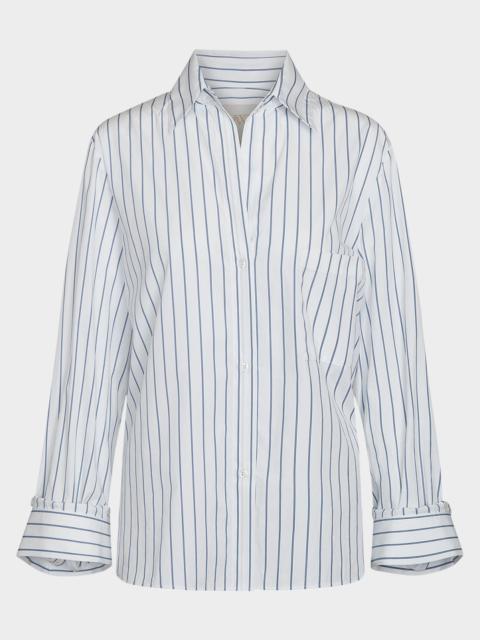 TWP Next Morning Striped Button-Front Shirt