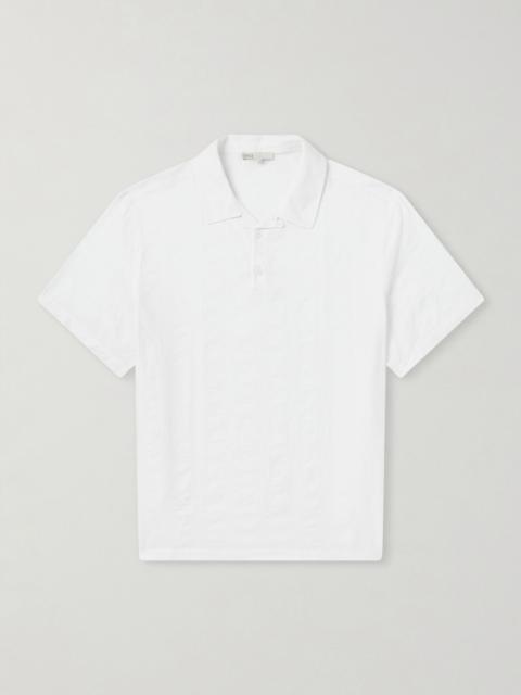 onia Cotton and Linen-Blend Polo Shirt