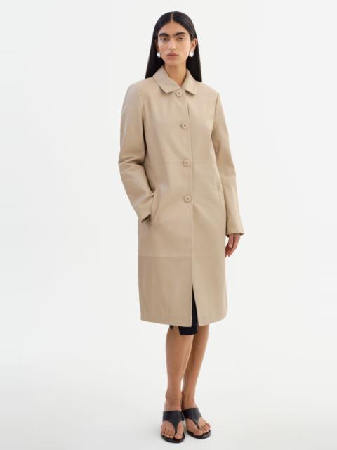 LAMARQUE BELEN | Longline Leather Coat