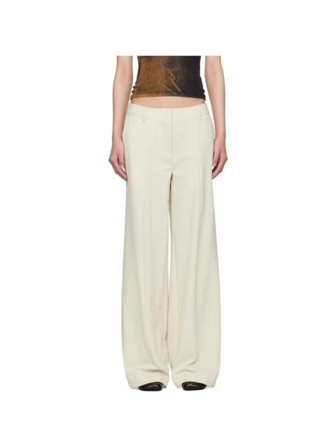 Jean Paul Gaultier SSENSE Exclusive Off-White 'The Stirrup' Trousers