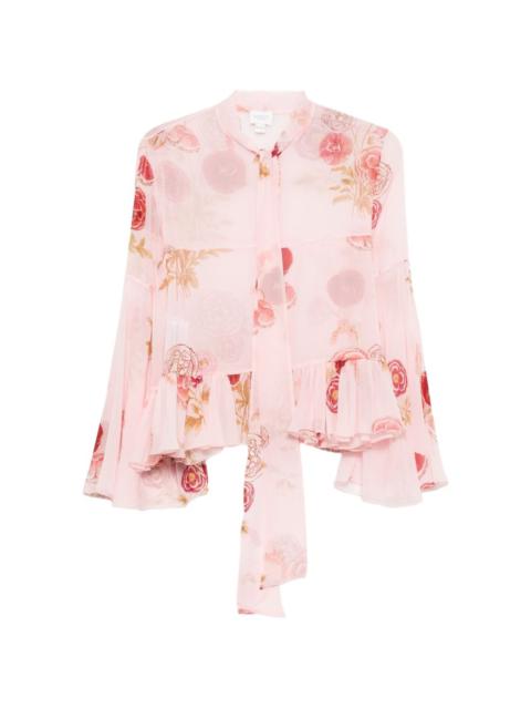 GIAMBATTISTA VALLI floral-print blouse