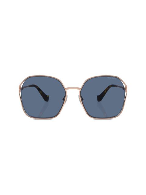 Miu Miu oversized-frame tinted sunglasses