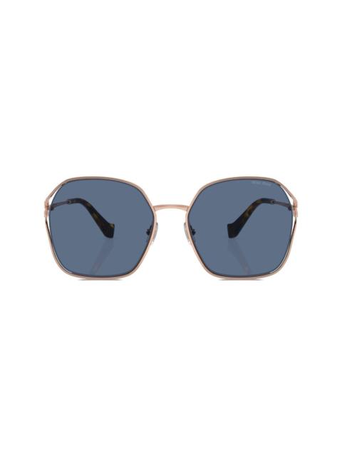 Miu Miu oversized-frame tinted sunglasses