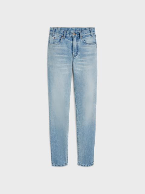 CELINE tess jeans in blue eclipse wash denim