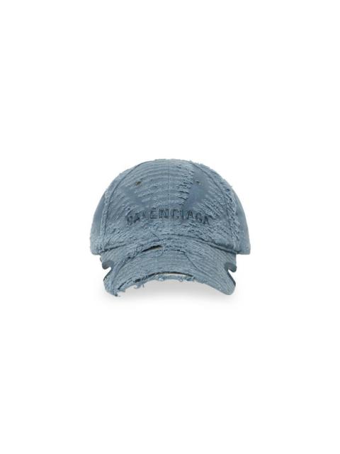 Laser Destroyed Cap in Faded Blue