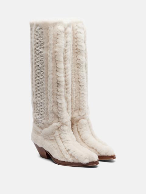 GABRIELA HEARST Joseph shearling knee-high boots