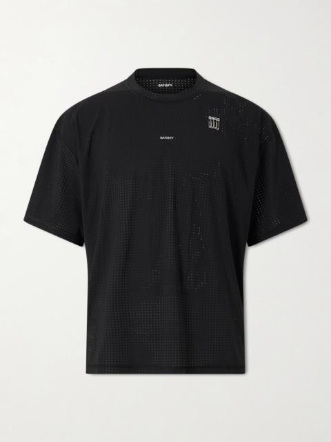 SATISFY Embellished Space-O™ Mesh T-shirt