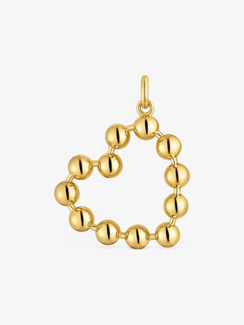 TOUS Heart Pendant with 18K gold vermeil Sugar Party
