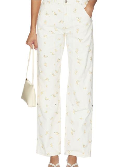 MSGM Printed Straight Leg