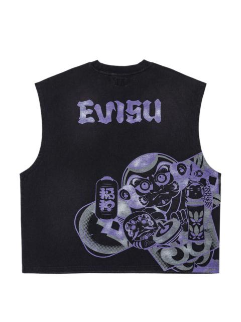 EVISU Japanese Toys Kite Print Tank Top
