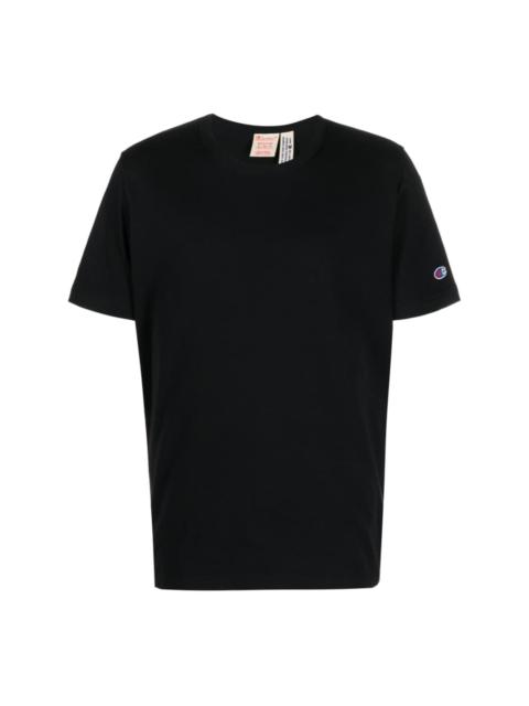 Champion logo-patch short-sleeve cotton T-shirt