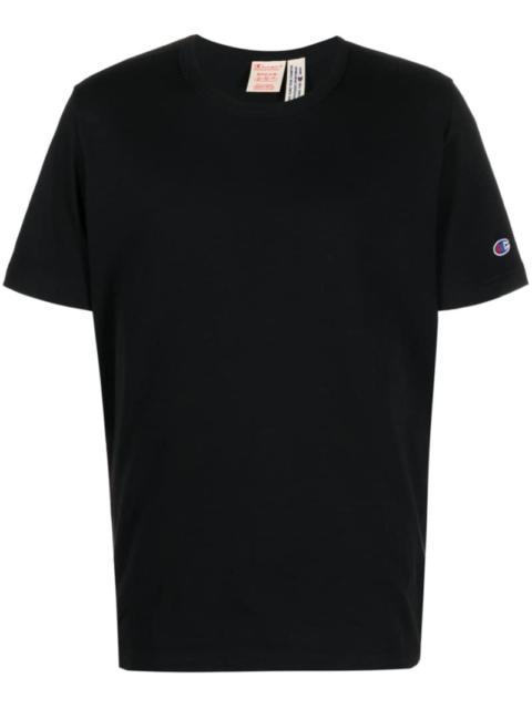 Champion logo-patch short-sleeve cotton T-shirt