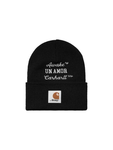 Carhartt WIP x Awake NY Un Amor Beanie 'Black/White'