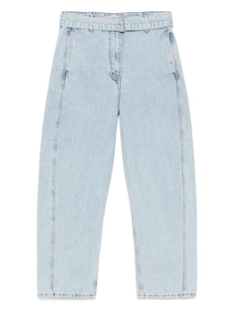 MAGDA BUTRYM belted straight-leg jeans