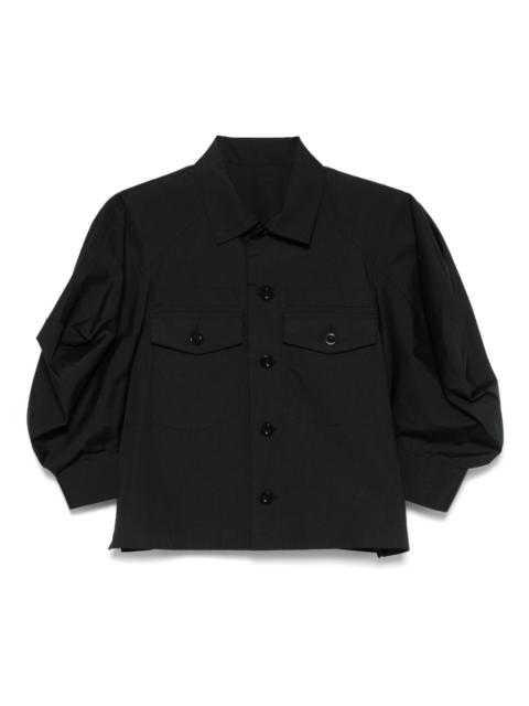 sacai poplin shirt