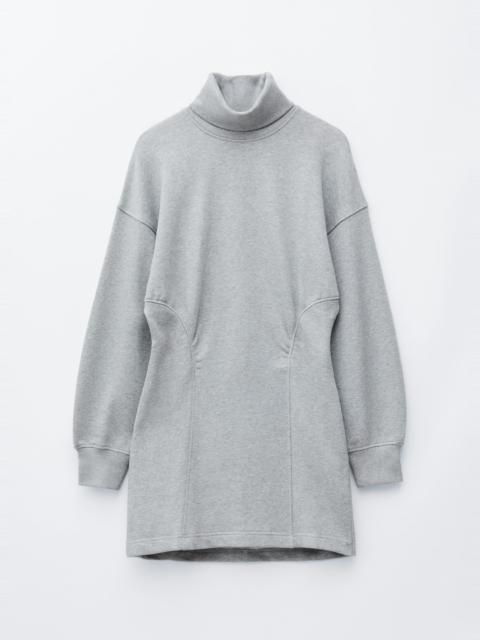 & Other Stories Turtleneck Jersey Mini Dress