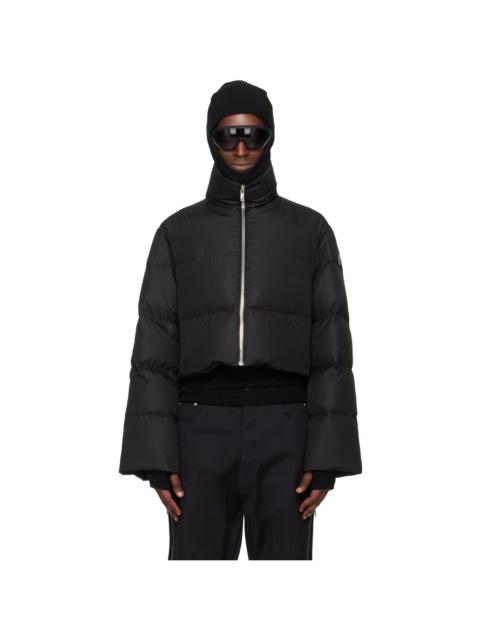Rick Owens Moncler + Rick Owens Black Cropped Cyclopic Down Jacket