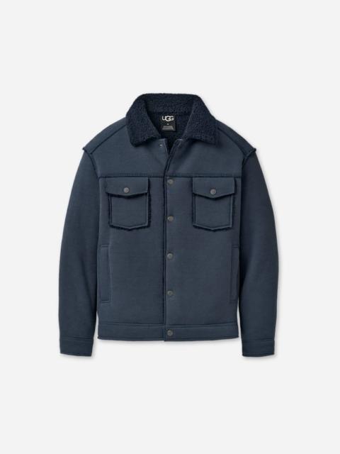 UGG ® Men's Janson ®fluff Jacket II Fleece in Eve Blue