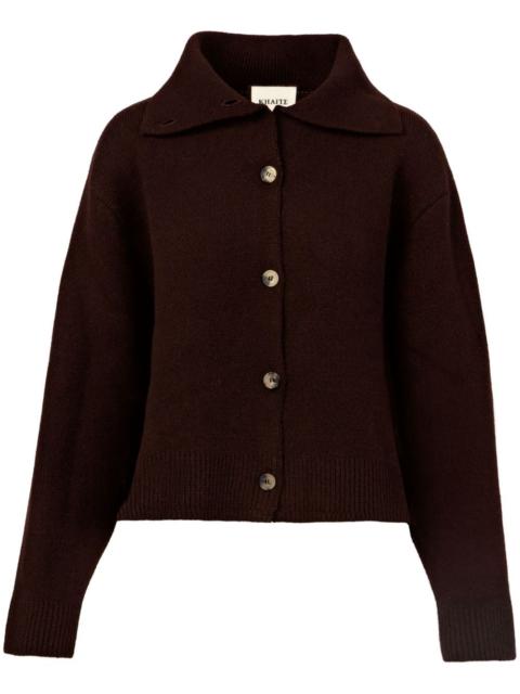 KHAITE The Amrita cashmere-blend cardigan